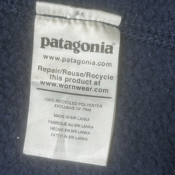 Patagonia Better Sweater Vest Women's L Blue Sleeveless Full-Zip 25887 *CO LOGO - Picture 8 of 12